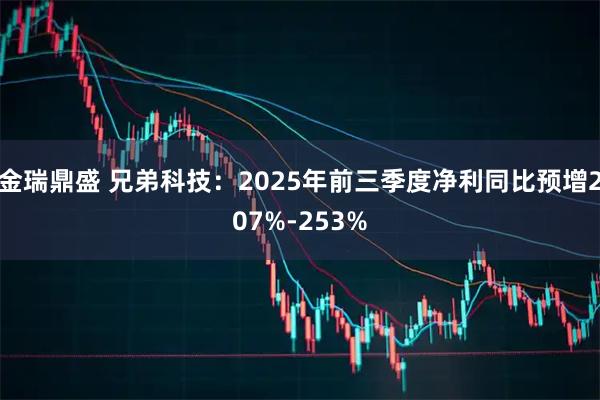 金瑞鼎盛 兄弟科技：2025年前三季度净利同比预增207%-253%